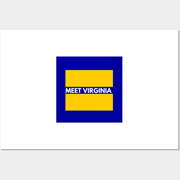 Meet Virginia a state for all Wall Art by gillys